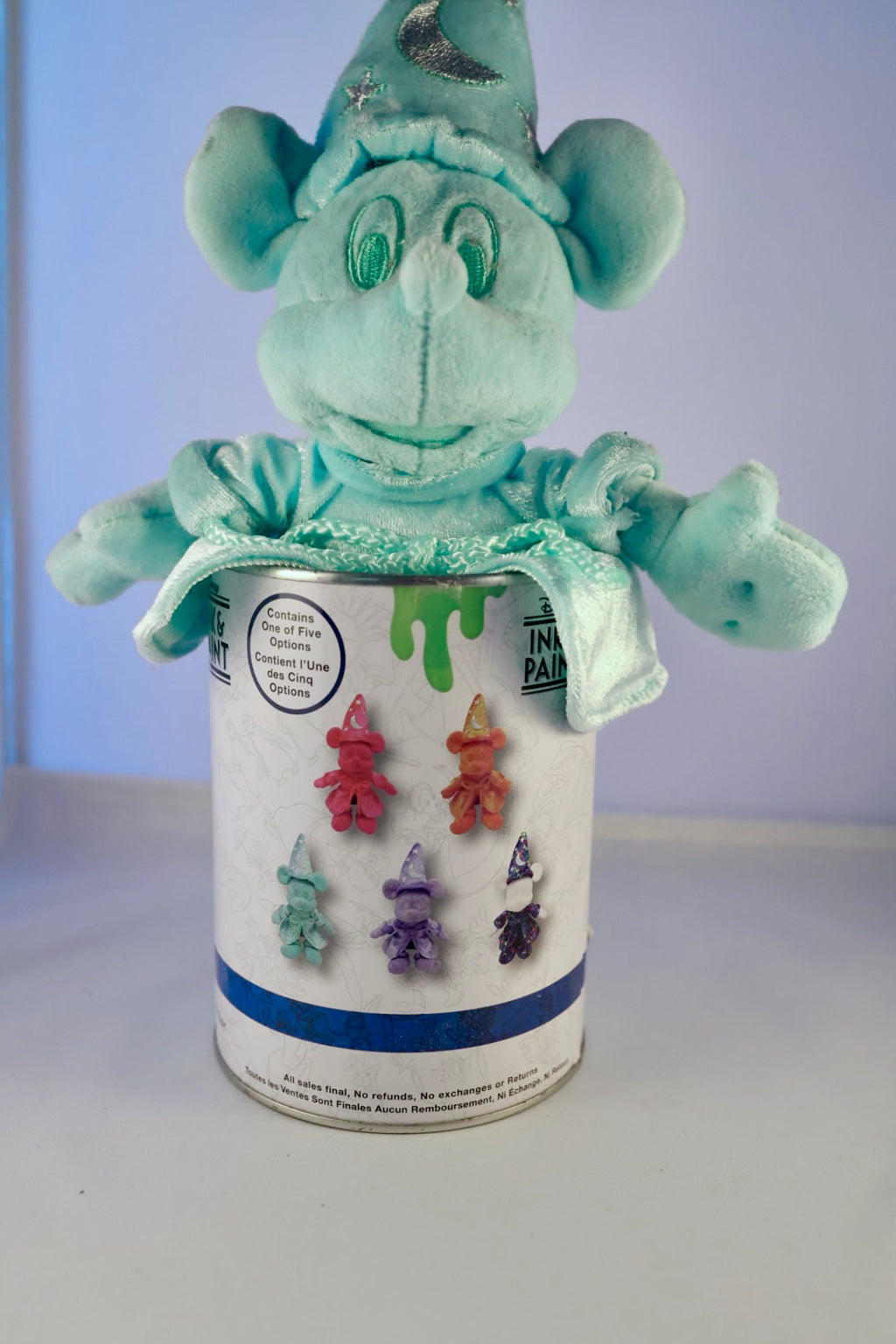 Disney Parks Ink & Paint Series 2 Sorcerer Mickey Mystery Plush Can Lot of 3