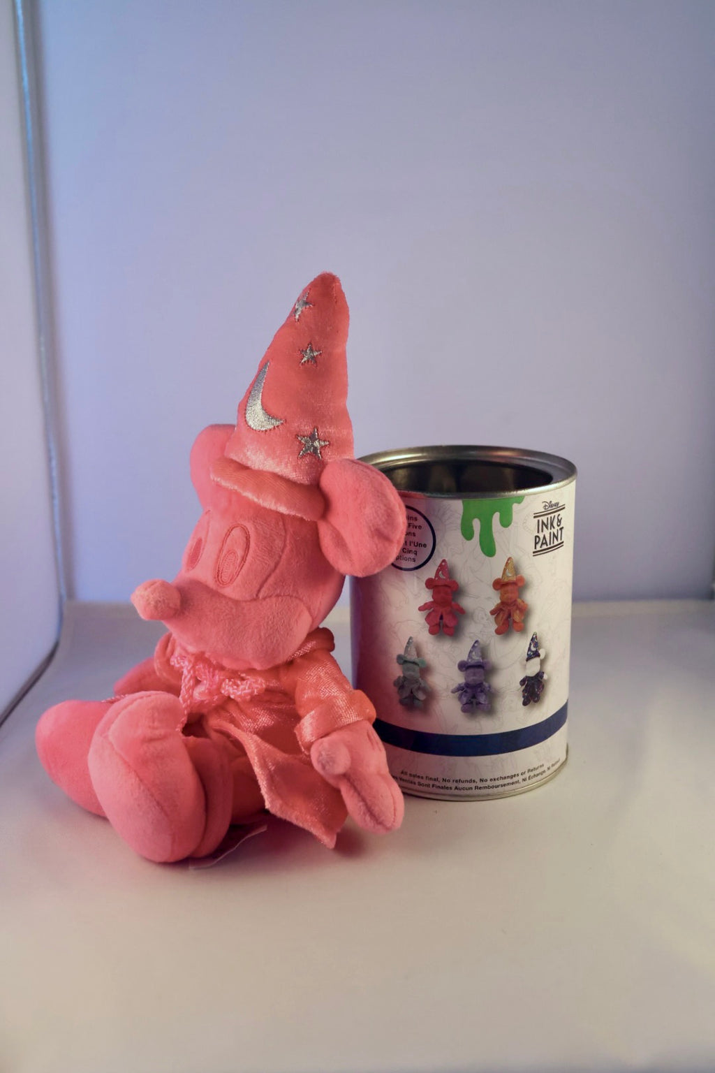 Disney Parks Ink & Paint Series 2 Sorcerer Mickey Mystery Plush Can Lot of 3