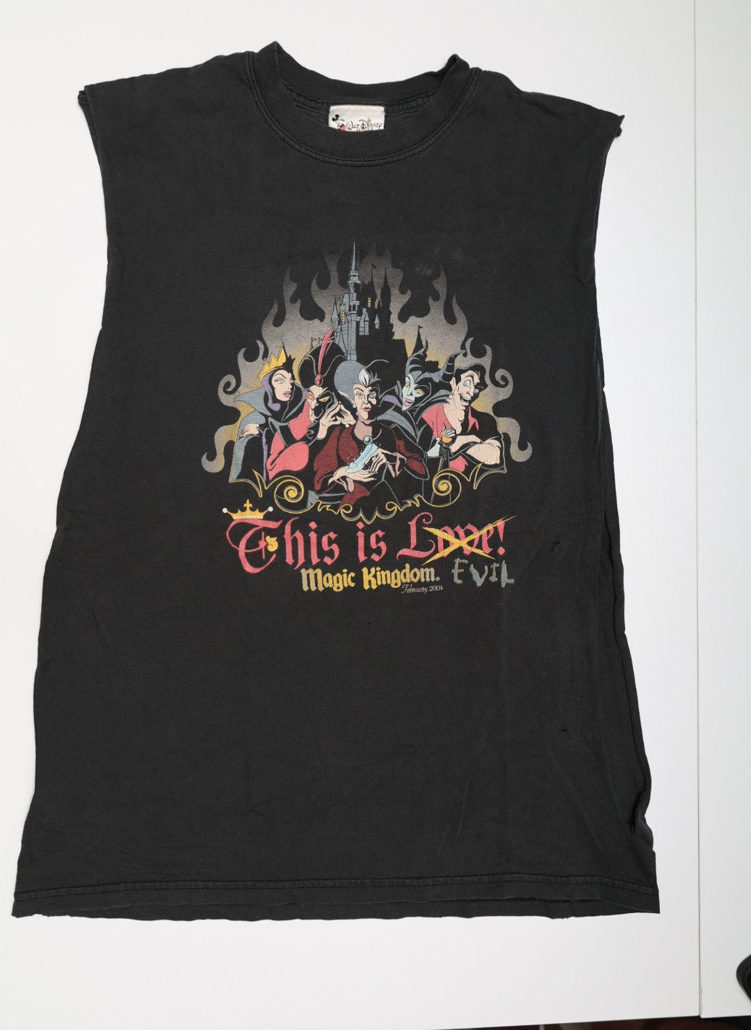 Vintage Walt Disney World "This Is Love! Magic Kingdom Evil" Event Tee