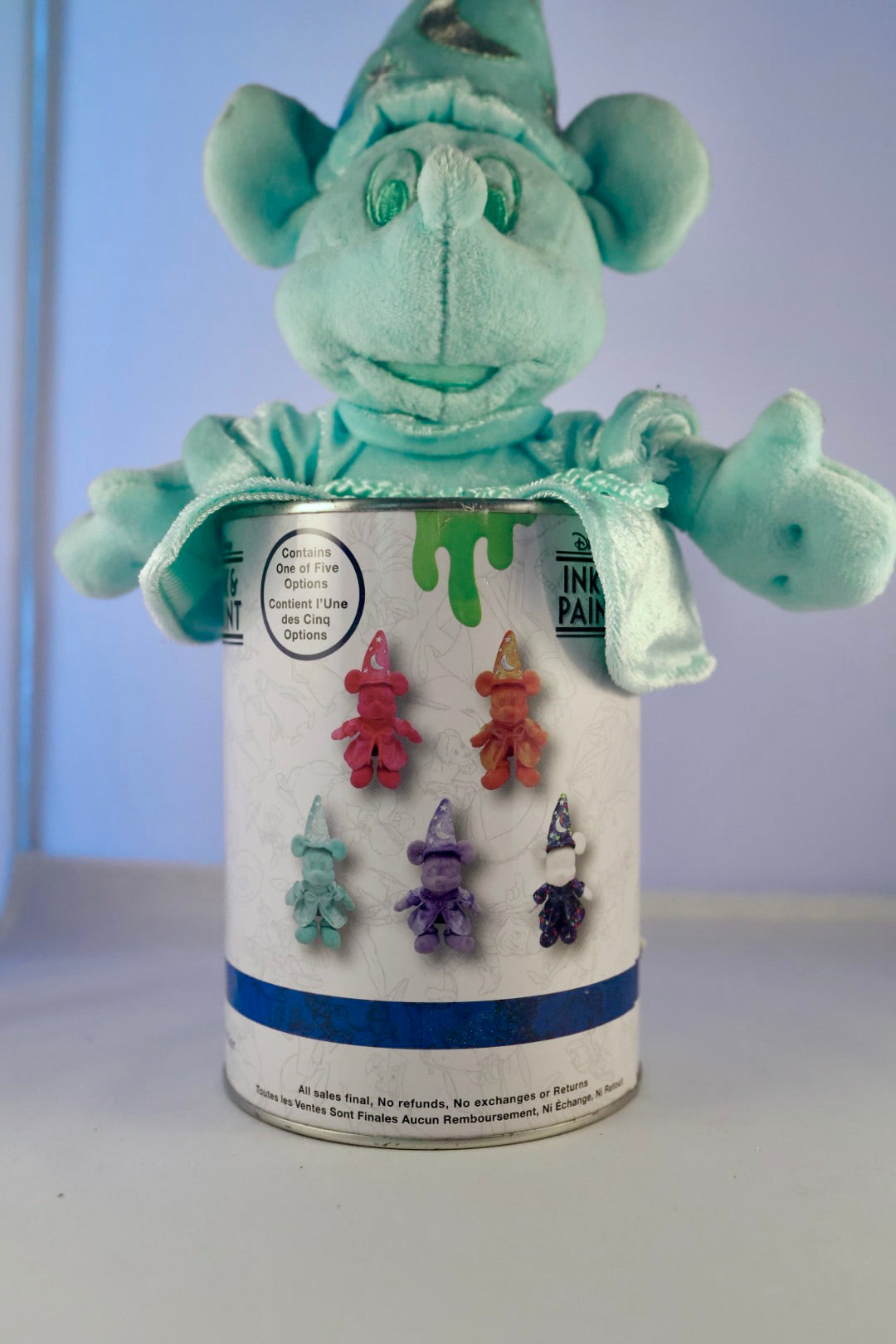 Disney Parks Ink & Paint Series 2 Sorcerer Mickey Mystery Plush Can Lot of 3