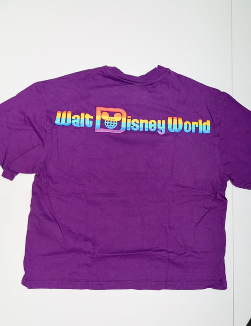 Disney Pride Collection Mickey Mouse Purple Crop T-Shirt – Walt Disney World