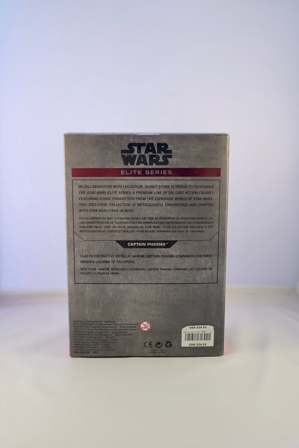 Star Wars Elite Series Die-Cast Figure Lot of 3 – Kylo Ren, Captain Phasma, First Order Stormtrooper (Disney Store Exclusives)