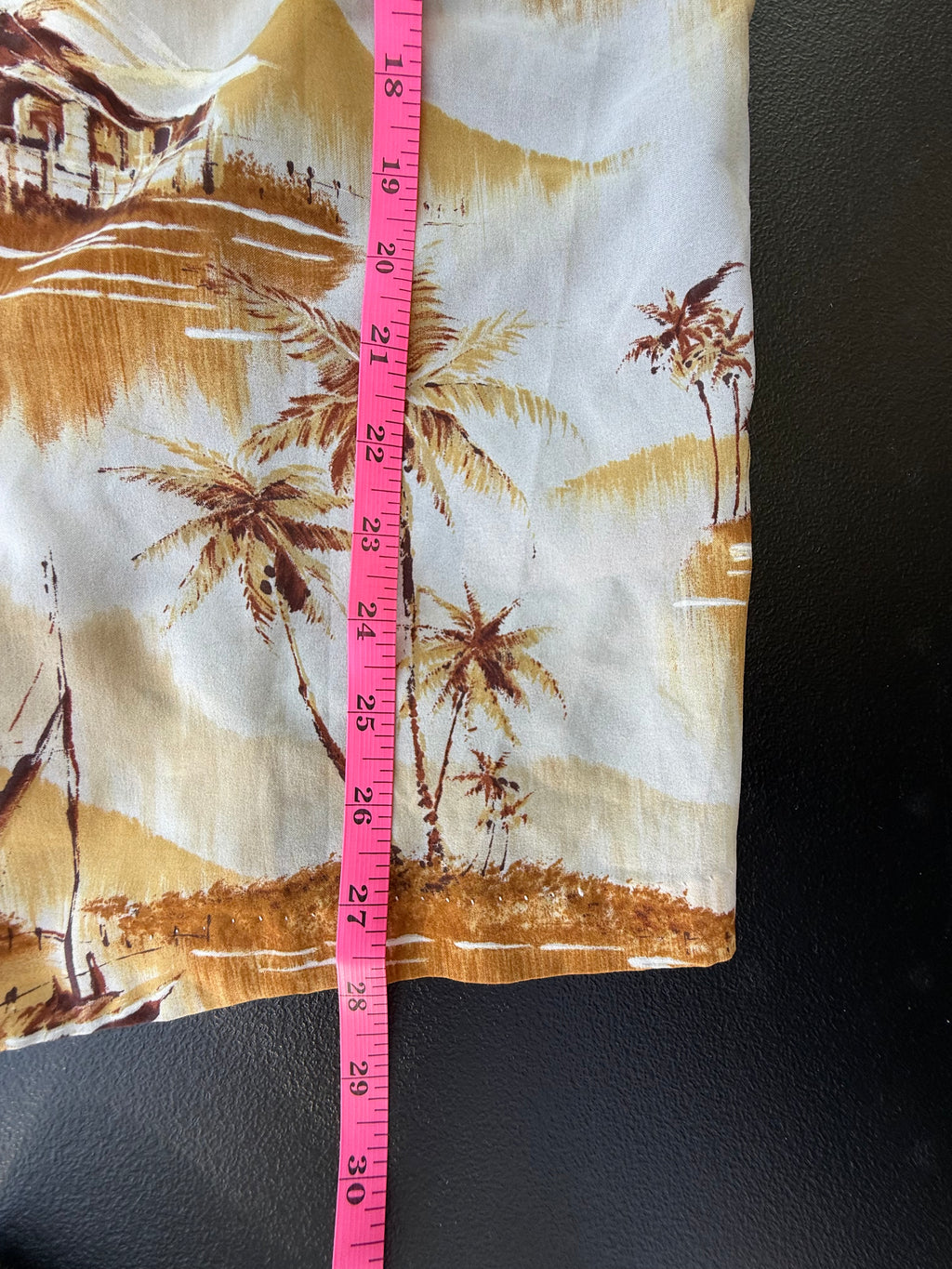 Vintage Kai Nani Hawaii Scenic Aloha Shirt – Earthy Neutrals
