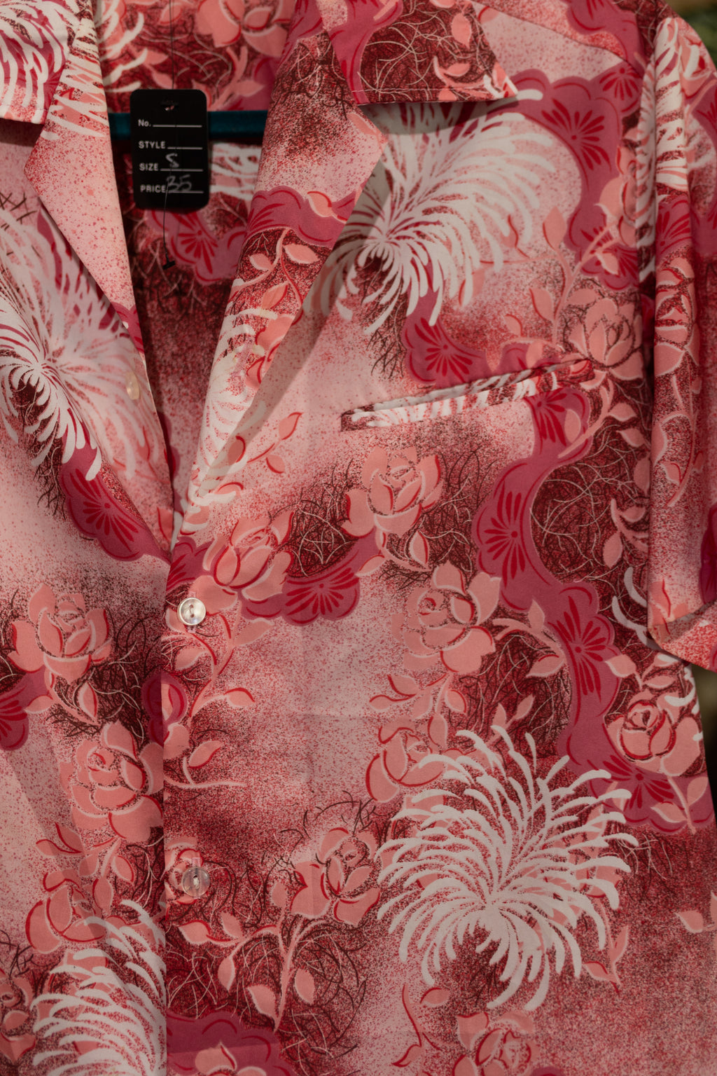 Vintage Hawaiian Floral Button-Up Shirt - Made in Hawaii