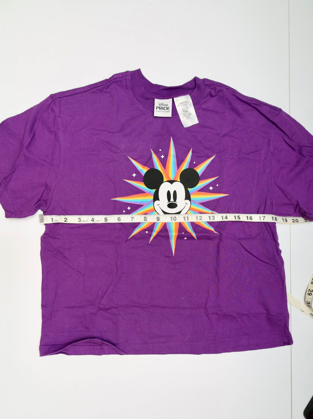 Disney Pride Collection Mickey Mouse Purple Crop T-Shirt – Walt Disney World