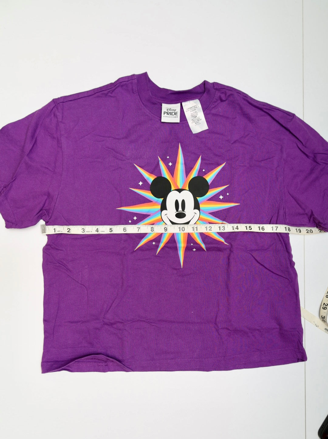Disney Pride Collection Mickey Mouse Purple Crop T-Shirt – Walt Disney World