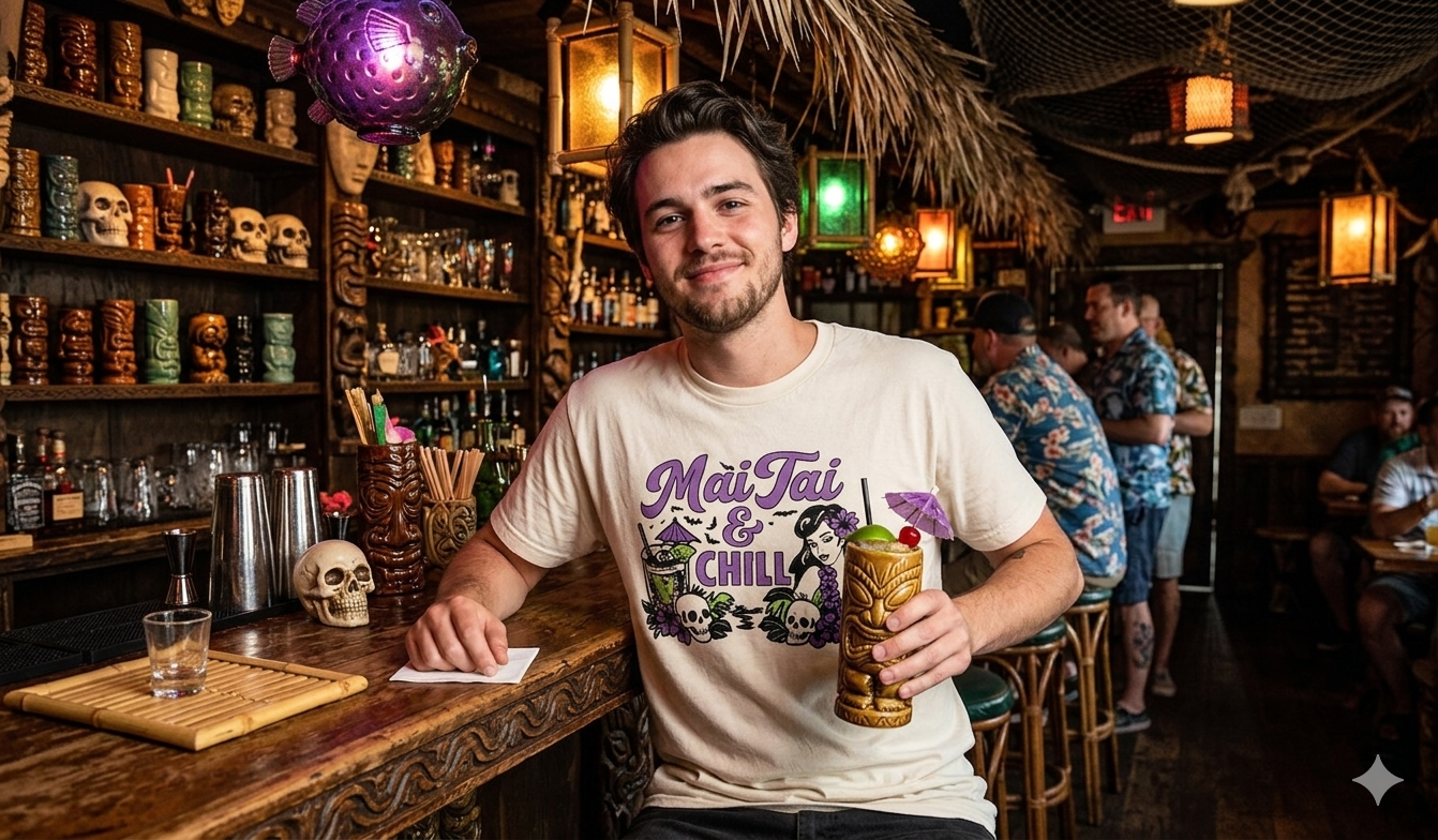 "Mai Tai & Chill" Graphic Tee
