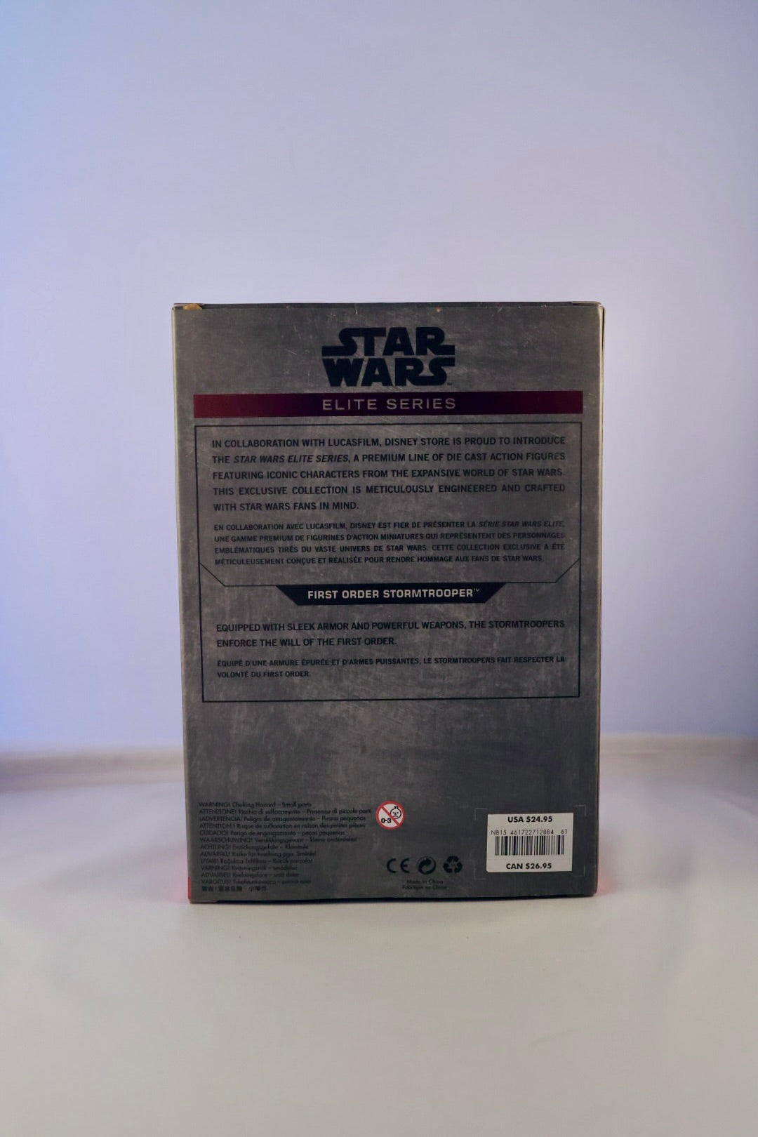 Star Wars Elite Series Die-Cast Figure Lot of 3 – Kylo Ren, Captain Phasma, First Order Stormtrooper (Disney Store Exclusives)