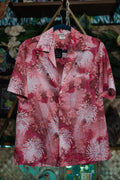 Vintage Hawaiian Floral Button-Up Shirt - Made in Hawaii