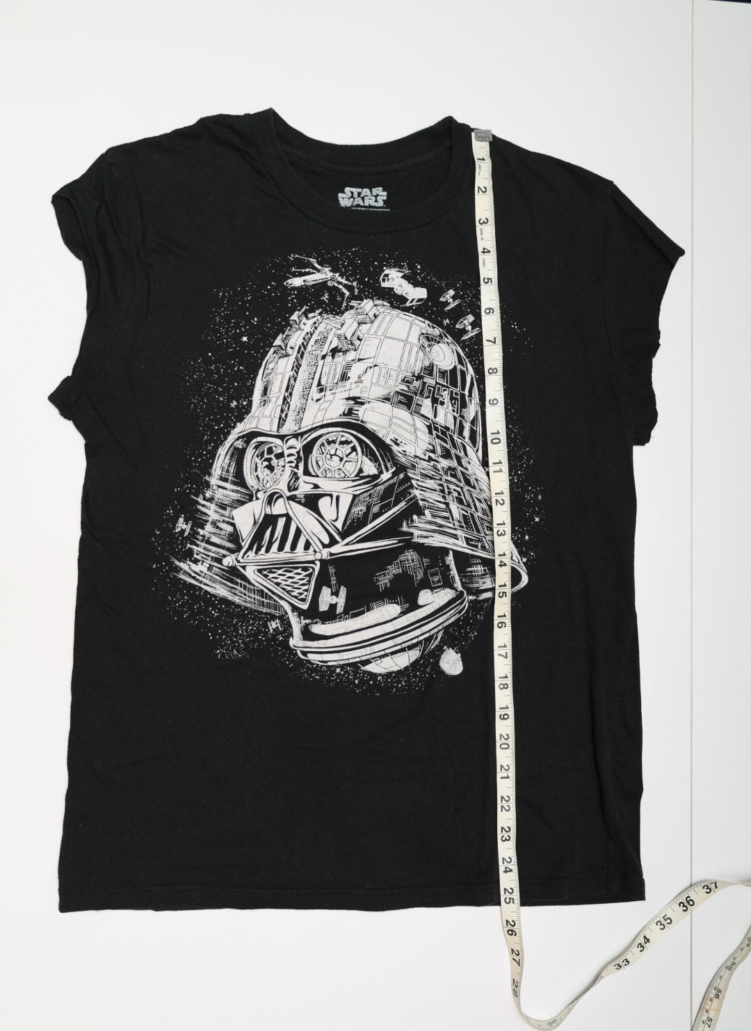 Star Wars Darth Vader Death Star Mashup T-Shirt Black Men's Medium Fifth Sun