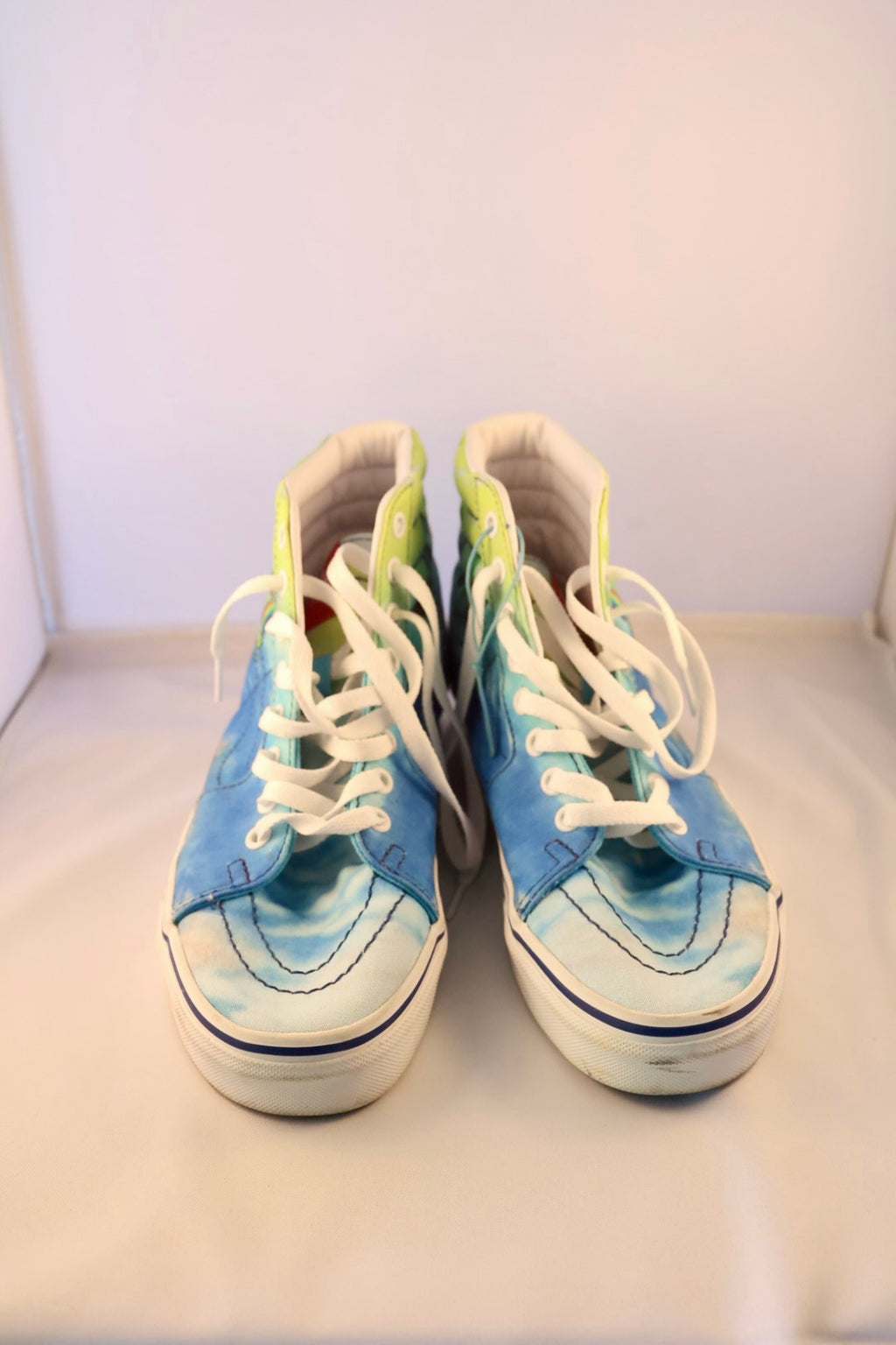 Vans x SpongeBob SquarePants Sk8-Hi 38 DX "Imaginaaation" Rainbow Sneakers - Size M 7 / W 8.5