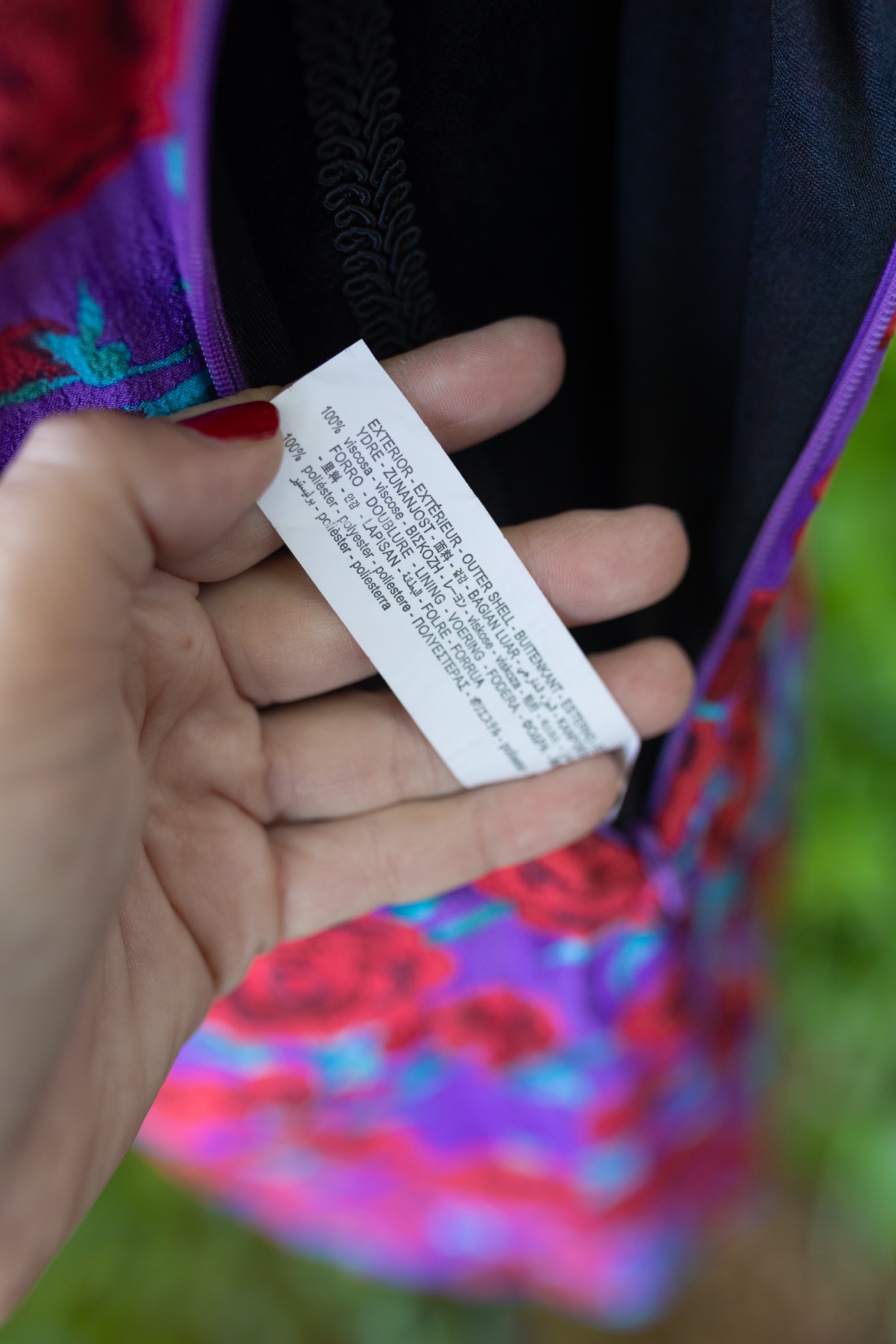 Zara Floral Mandarin Collar Mini Dress - 90s Style