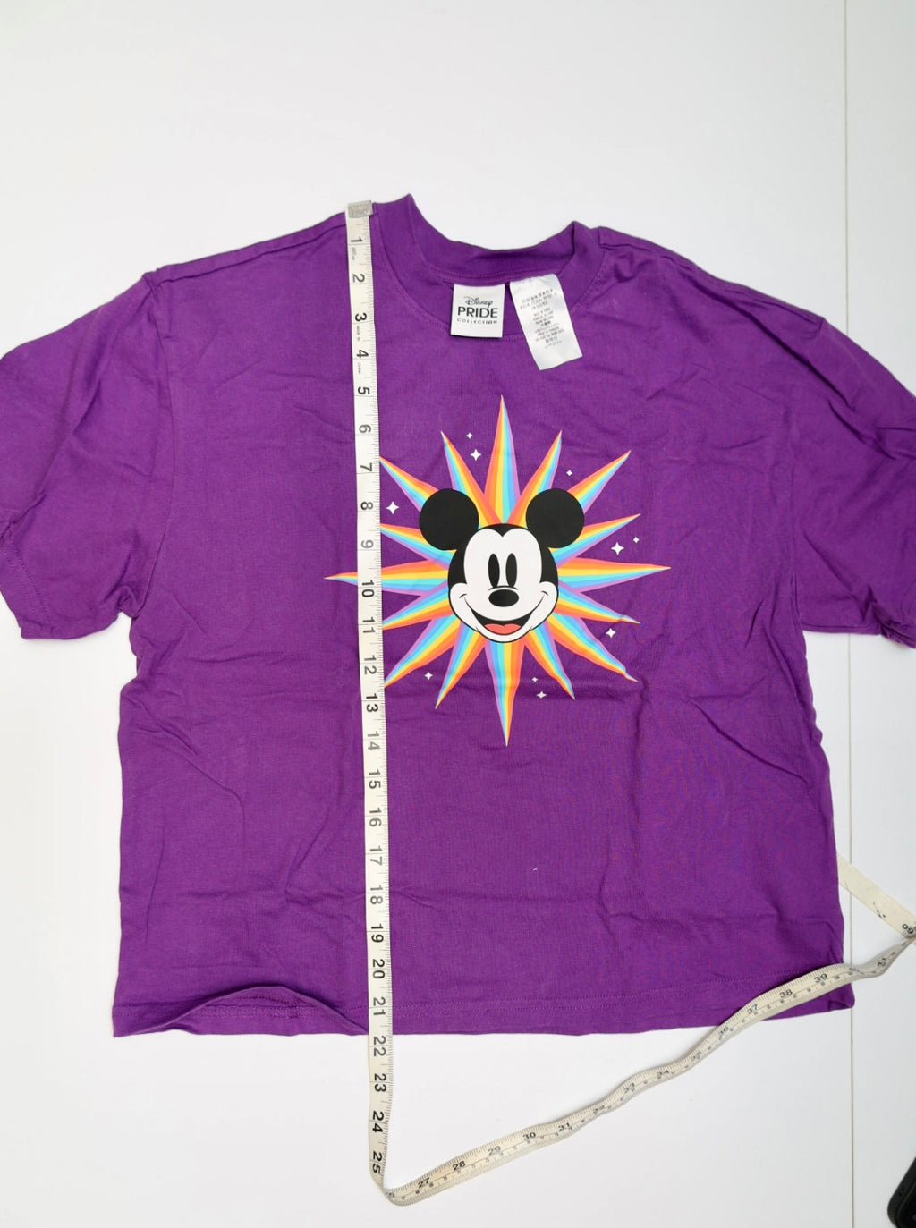 Disney Pride Collection Mickey Mouse Purple Crop T-Shirt – Walt Disney World