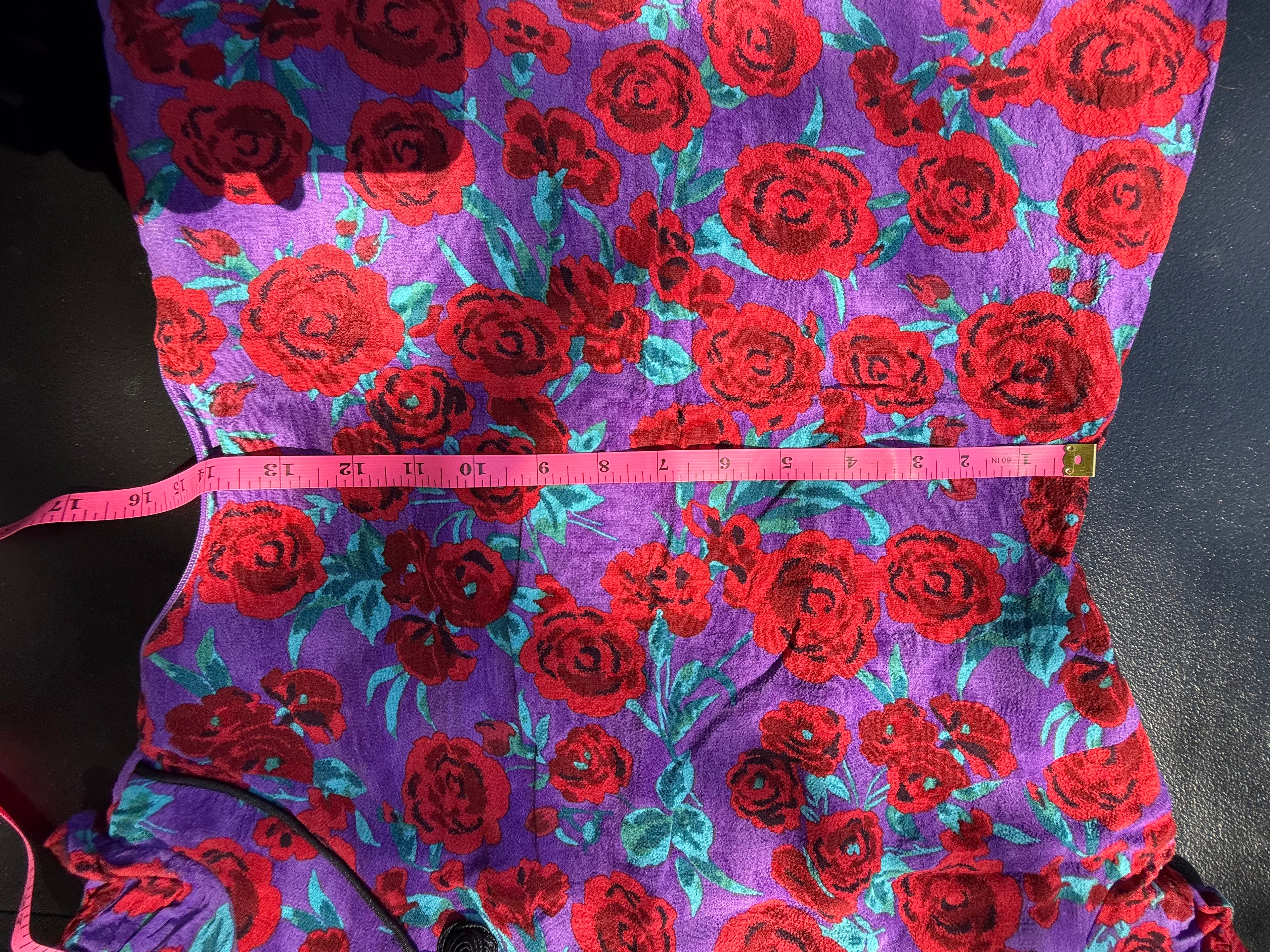 Zara Floral Mandarin Collar Mini Dress - 90s Style