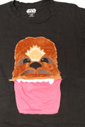 Star Wars Chewbacca Novelty Sleep Shirt Dress – Zip Mouth Pocket – L/XL