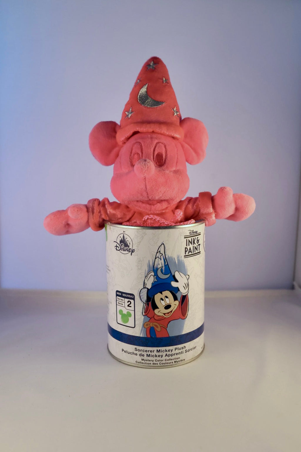 Disney Parks Ink & Paint Series 2 Sorcerer Mickey Mystery Plush Can Lot of 3