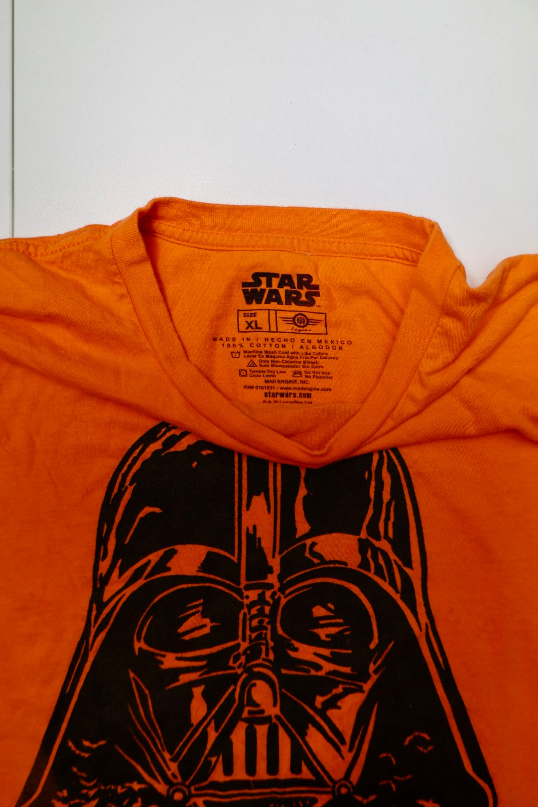 Star Wars Boys Darth Vader Halloween Bats Graphic T-Shirt