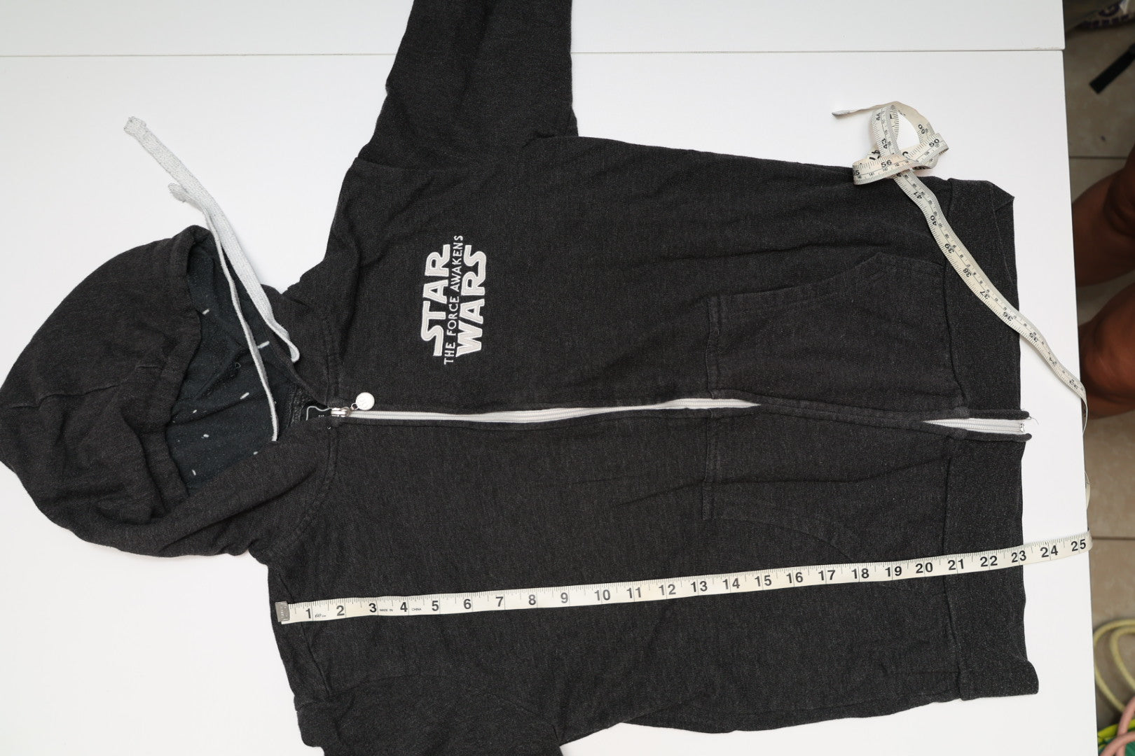 Star Wars The Force Awakens Hoodie Galaxy Premiere 2015 Promo Full Zip Black