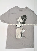Disney Minnie Mouse Bride of Frankenstein Halloween Graphic Tee Grey XL