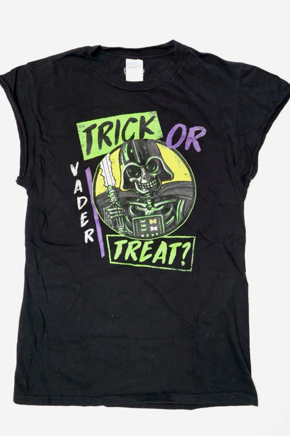 Star Wars Darth Vader Skeleton Halloween Muscle Tee / Tank - Black