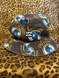 Vintage Billabong x Primo Beer Hawaiian Bucket Hat – Brown All-Over Print (OSFA)