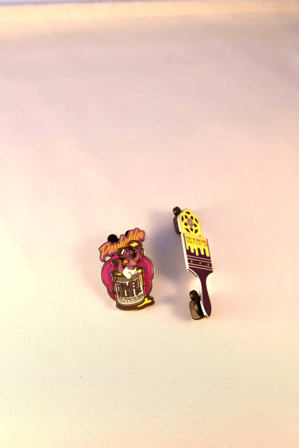 Disney 2020 Epcot Festival of the Arts Limited Edition Pin Set (Figment & Mickey)