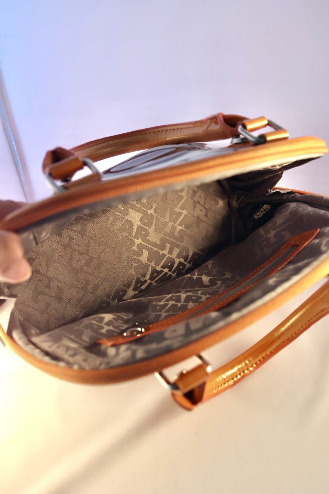 Loungefly x Star Wars BB-8 Patent Faux Leather Mini Dome Bag Satchel Purse
