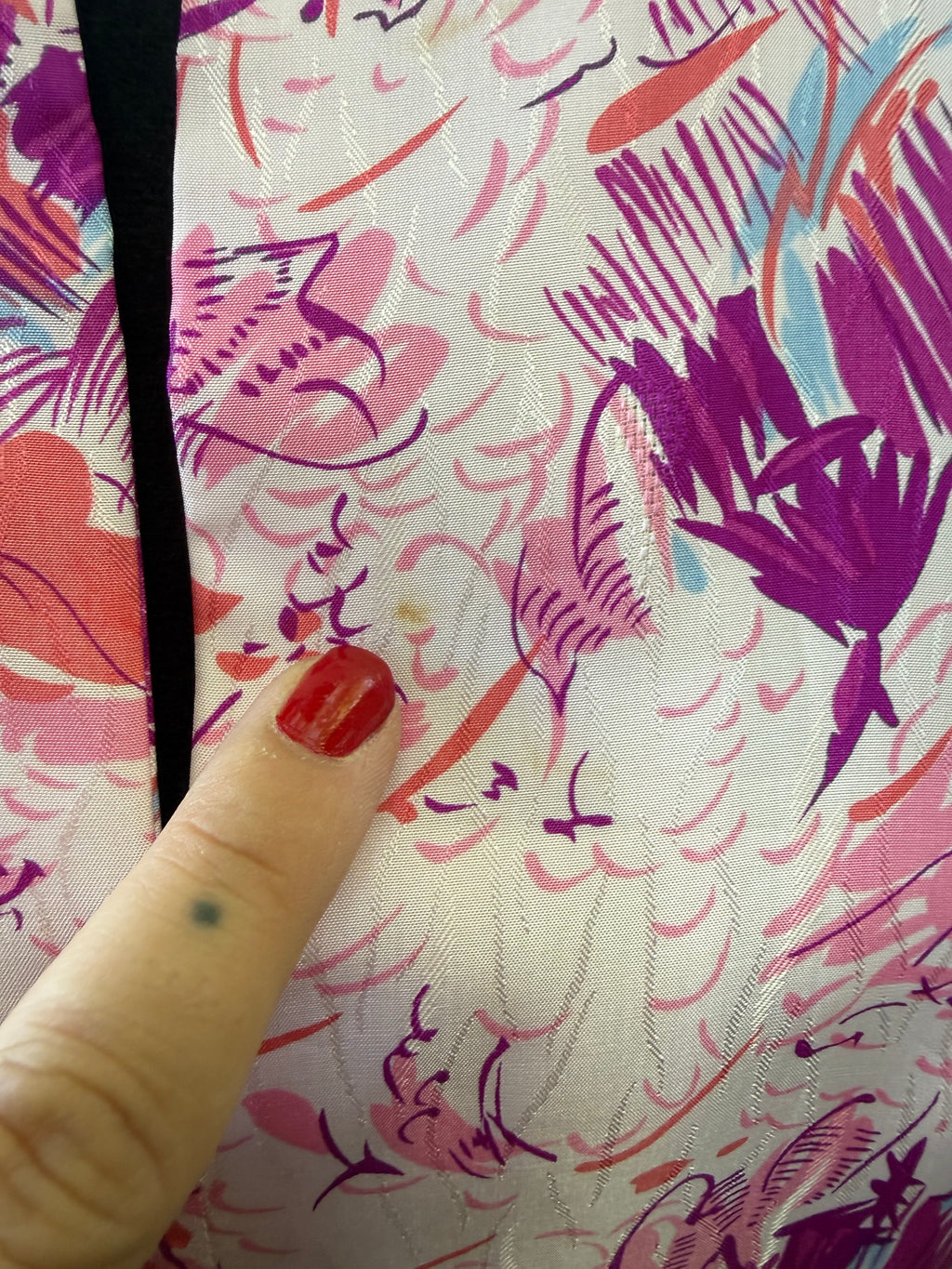 Vintage Vibrant Tiki Village Hostess Gown