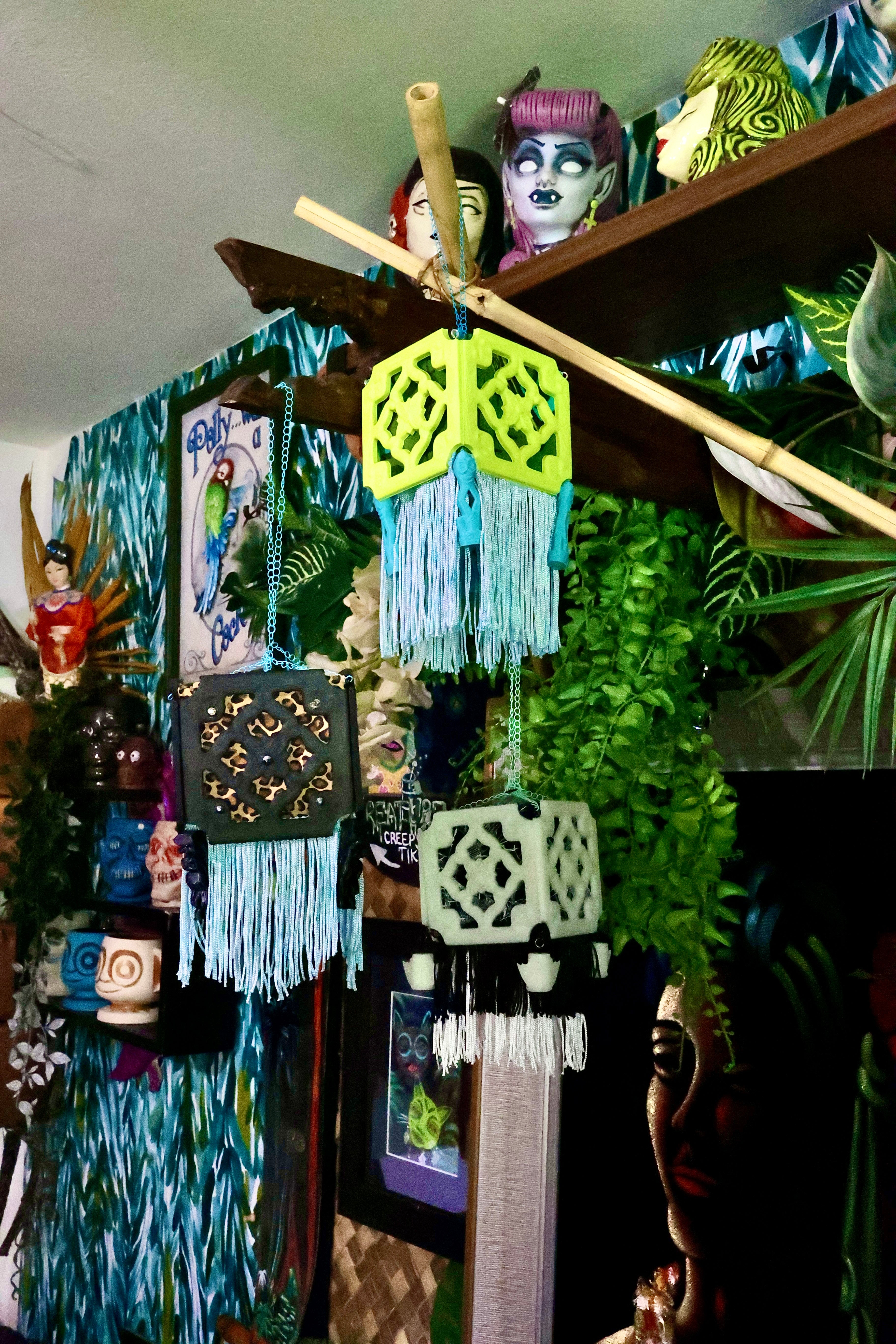 Jade Tile Block Lamp