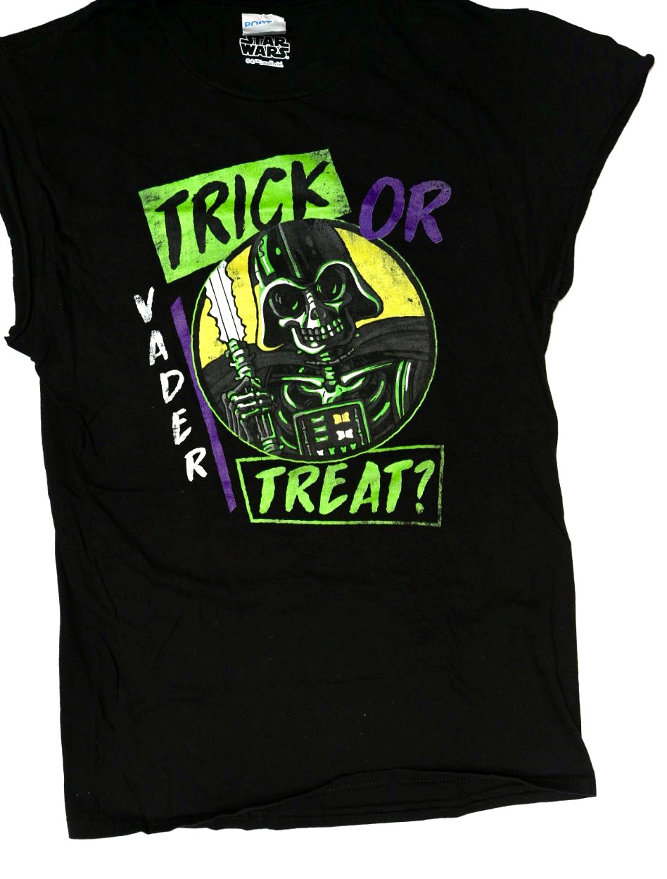Star Wars Darth Vader Skeleton Halloween Muscle Tee / Tank - Black
