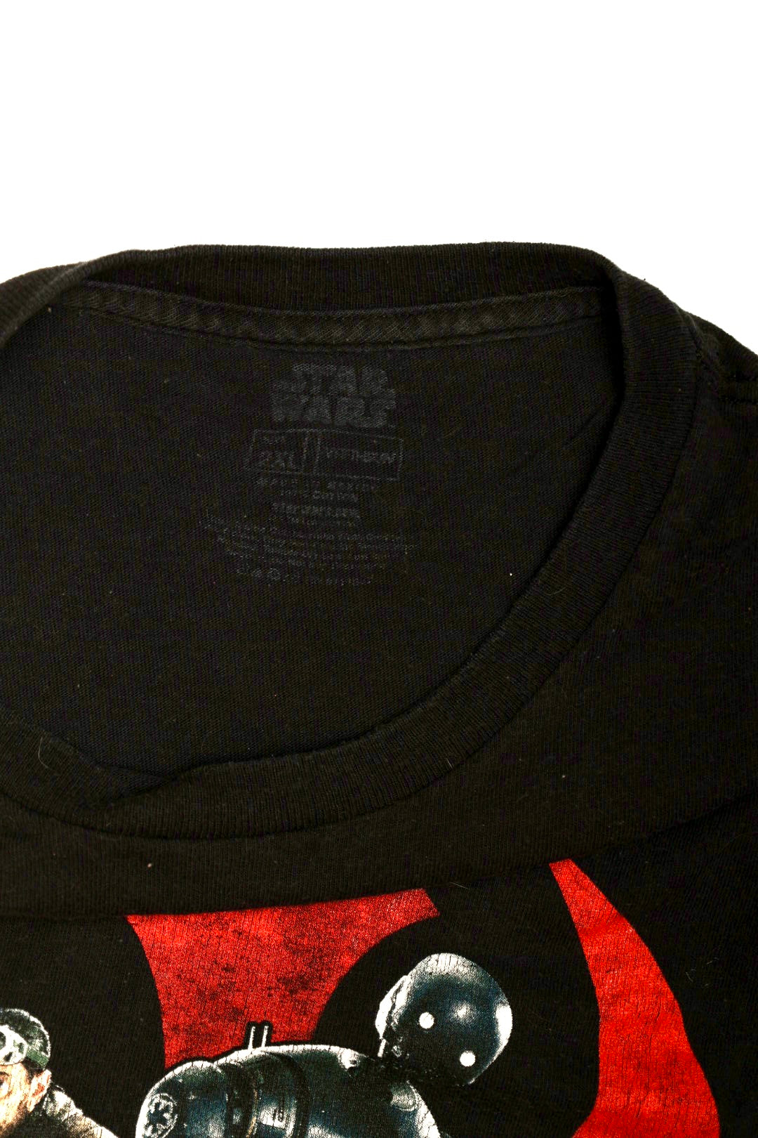 Star Wars Rogue One Graphic T-Shirt Black Men's Size 2XL Rebel Alliance Cast