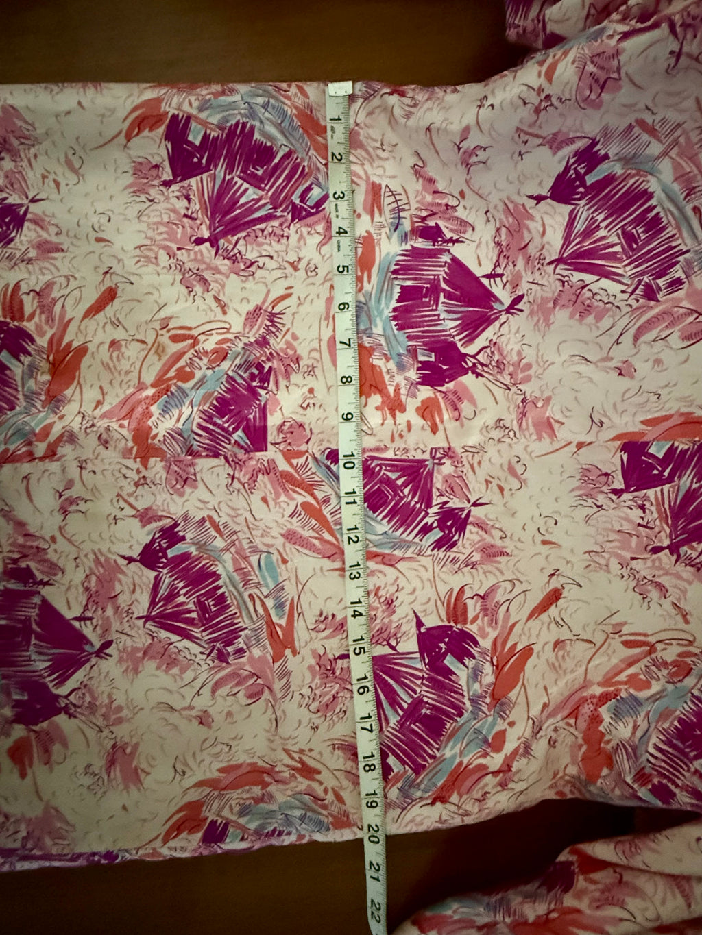 Vintage Vibrant Tiki Village Hostess Gown