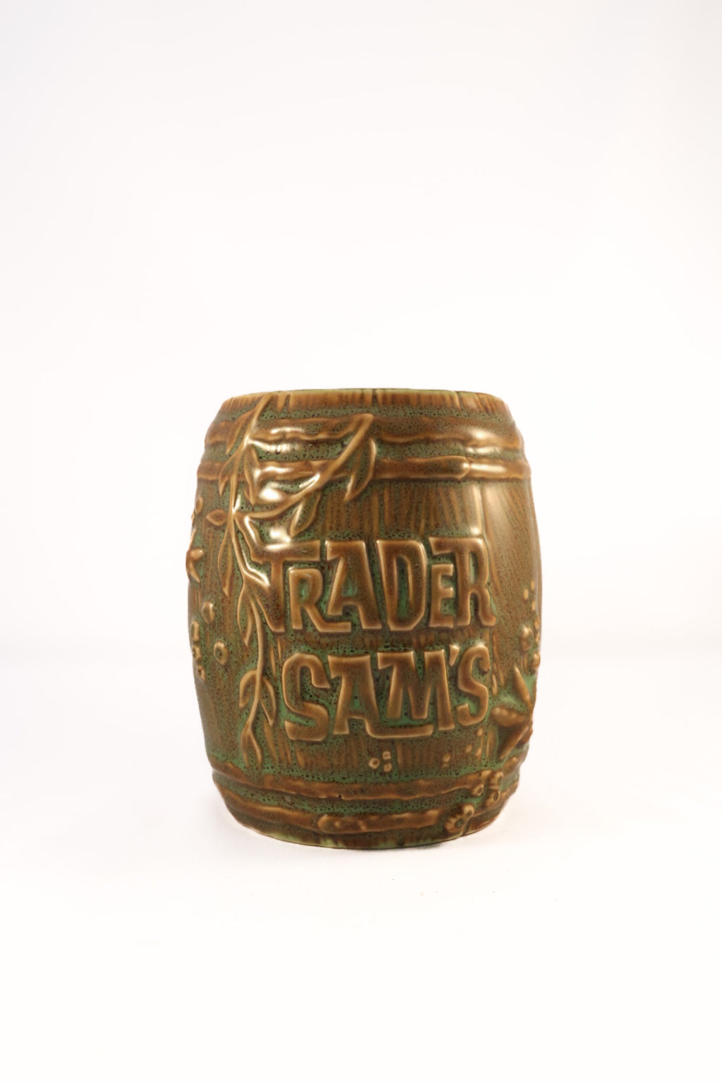 Disney Trader Sam's Enchanted Tiki Bar Rum Barrel Mug - 1st Edition Vintage Style Tiki Ceramic Cocktail Mug