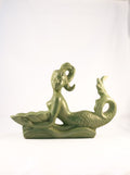 Vintage Mid Century Ceramic Mermaid Planter