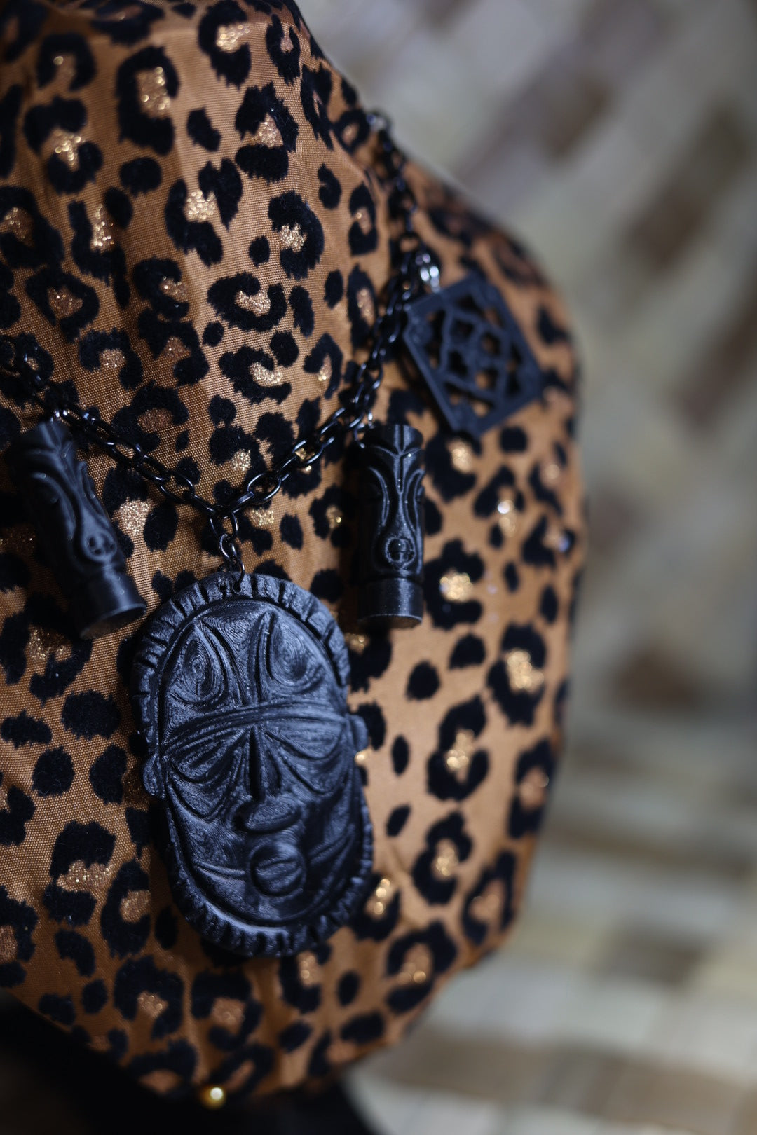 WITCO Mask Charm necklace