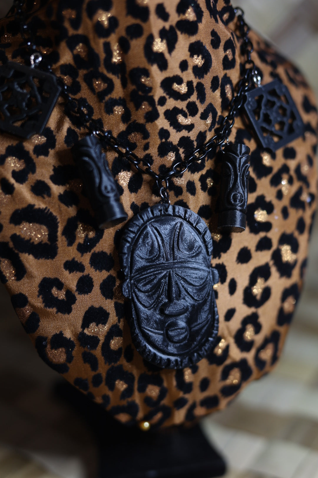 WITCO Mask Charm necklace