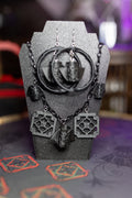 Tiki Goth Club Mug Charm Necklace