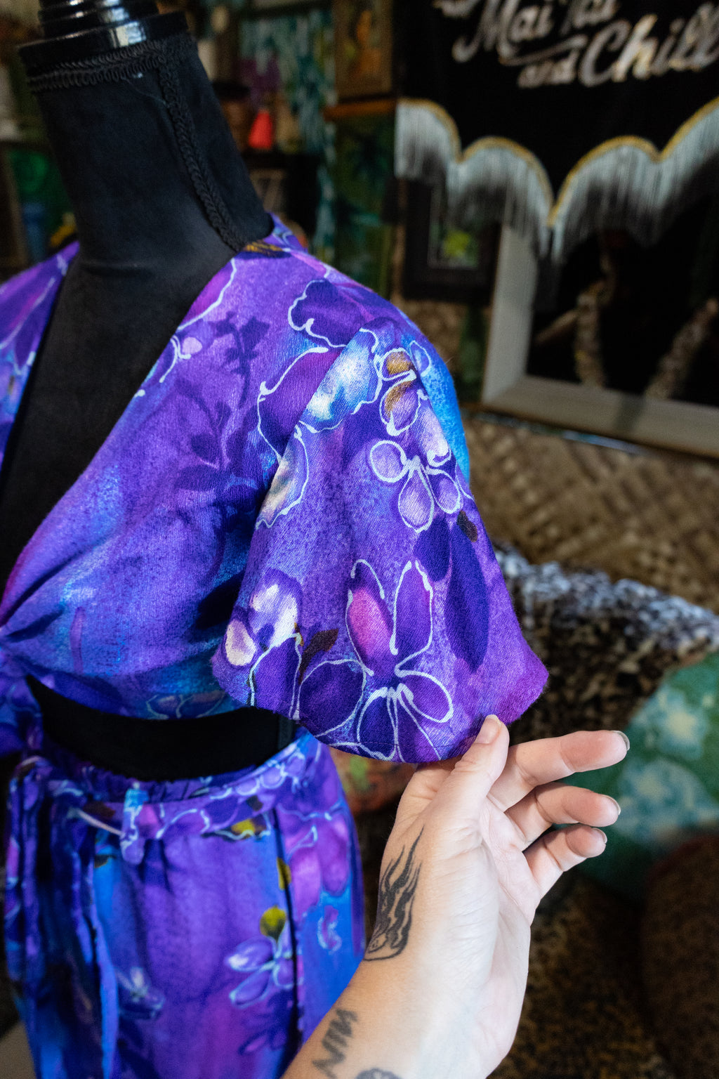 Vintage Hilo Hawaii Two Piece Dress