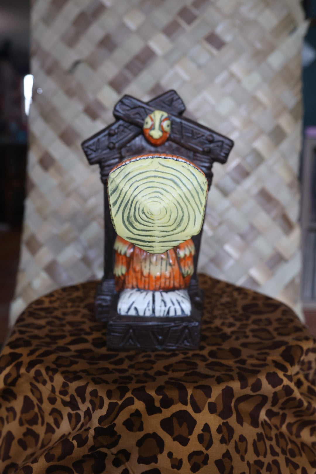 Tiki tOny's Hanging Toucan Tiki Mug (Orange-Yellow), sculpted by Thor