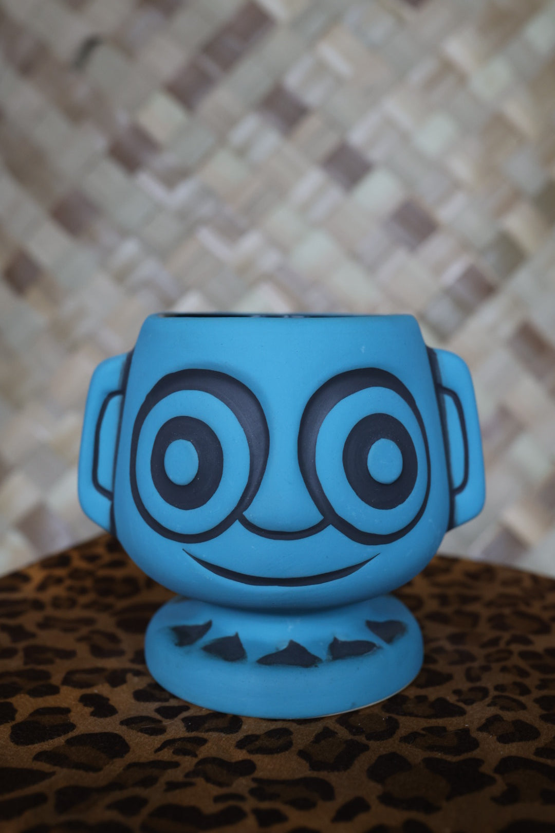 Disney Parks Trader Sam's Grog Grotto Blue Hippopoto Mai Tai Tiki Mug