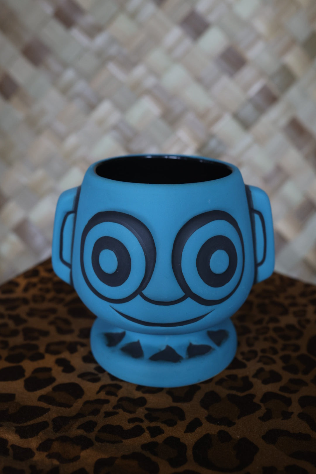 Disney Parks Trader Sam's Grog Grotto Blue Hippopoto Mai Tai Tiki Mug