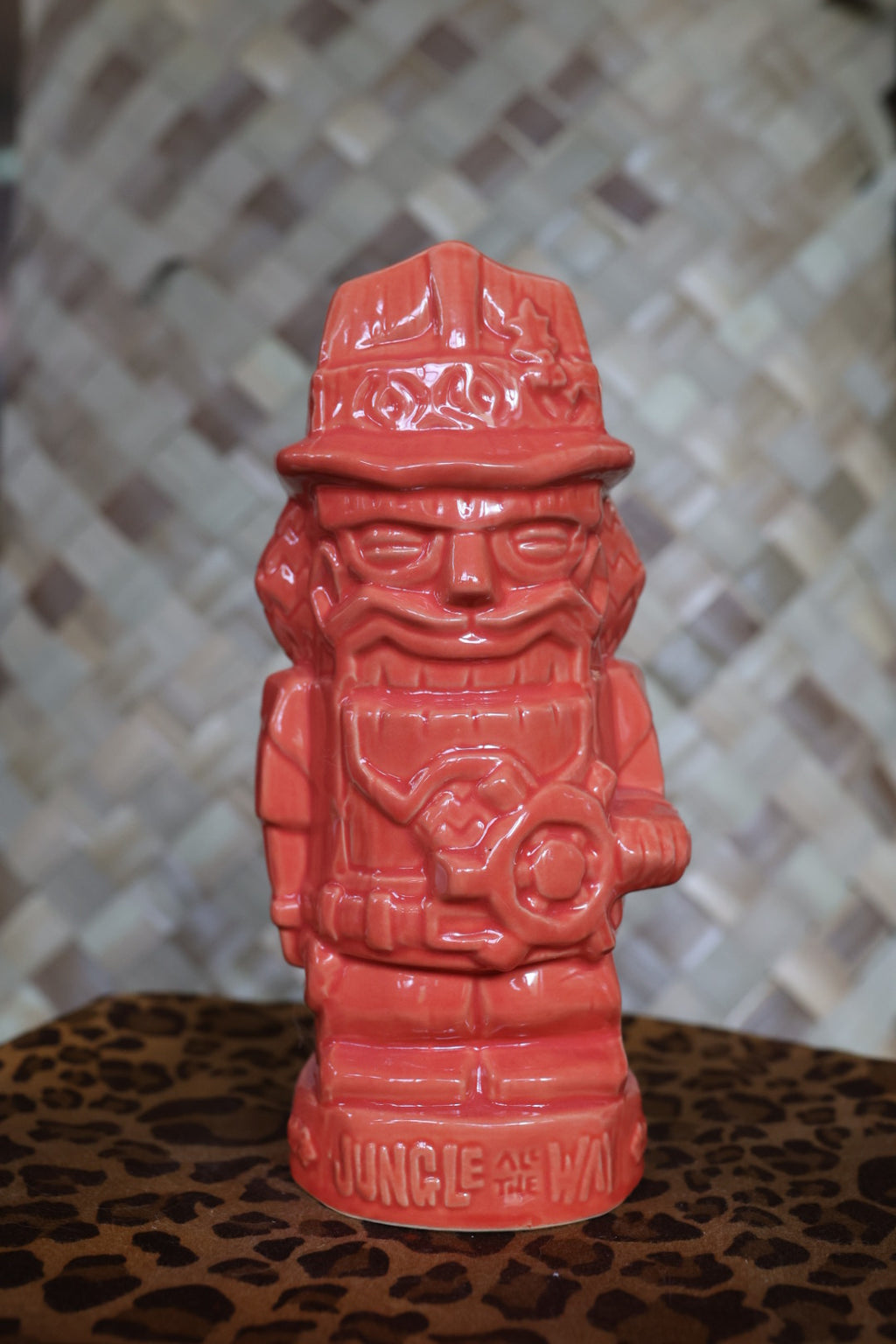 Nutcracker Tiki Mug Trader Sams Grog Grotto Disney 1st ED Red Jungle
