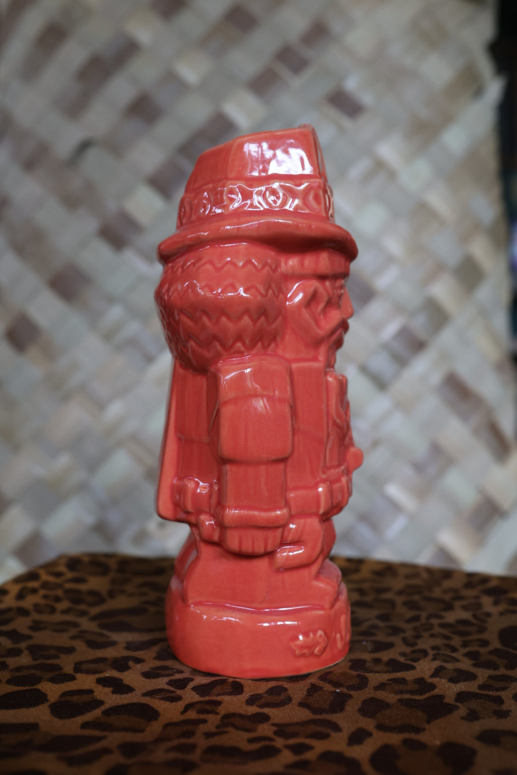 Nutcracker Tiki Mug Trader Sams Grog Grotto Disney 1st ED Red Jungle