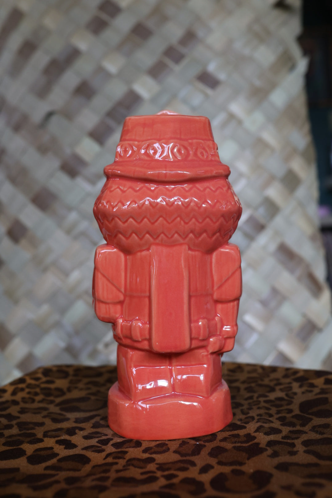 Nutcracker Tiki Mug Trader Sams Grog Grotto Disney 1st ED Red Jungle