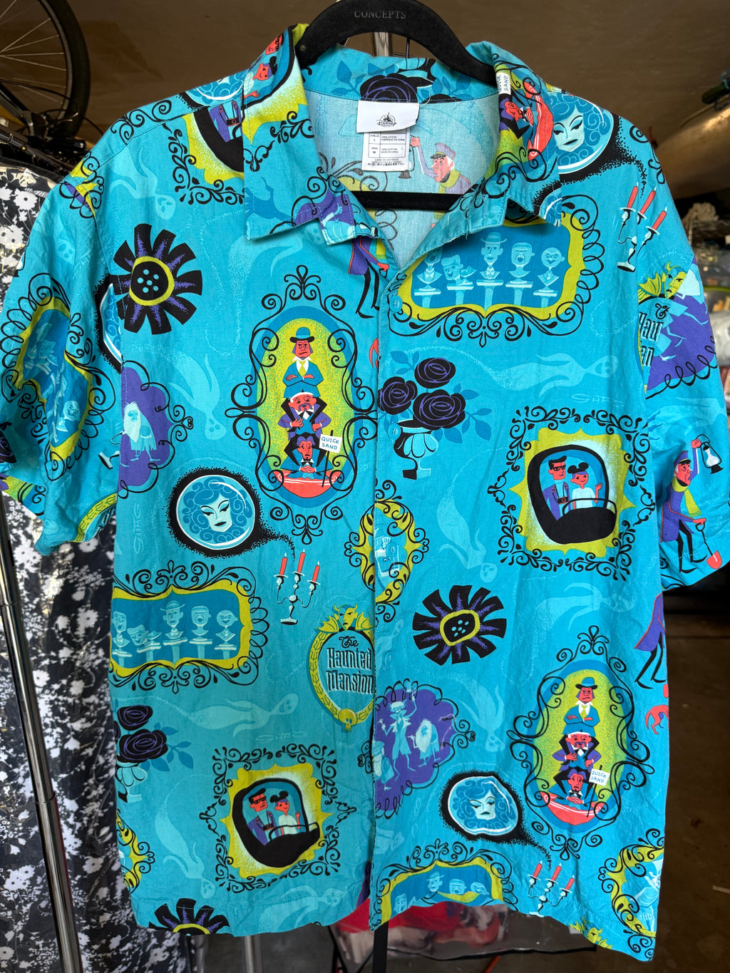 Disney Parks x SHAG Haunted Mansion Aloha Shirt