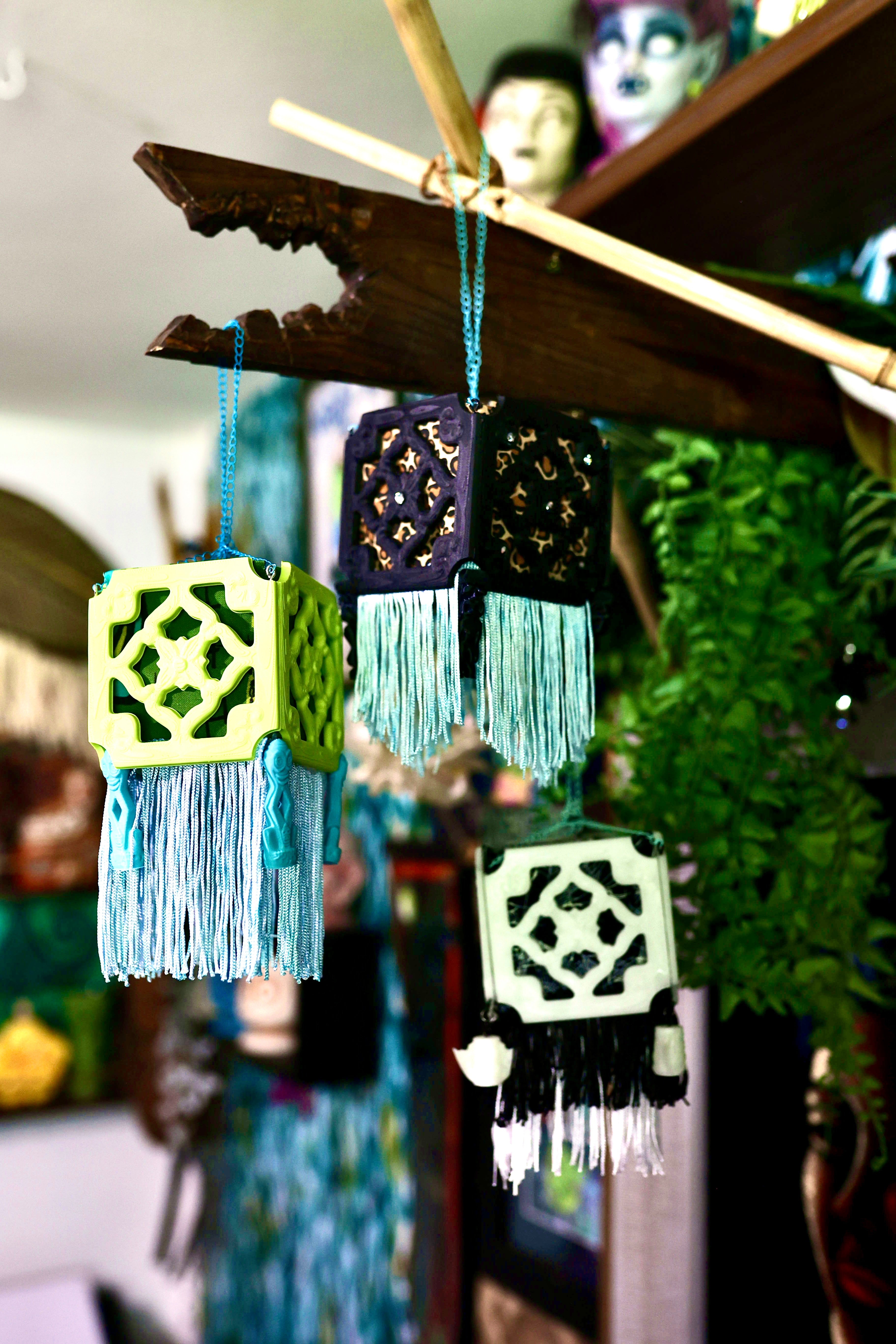 Jade Tile Block Lamp