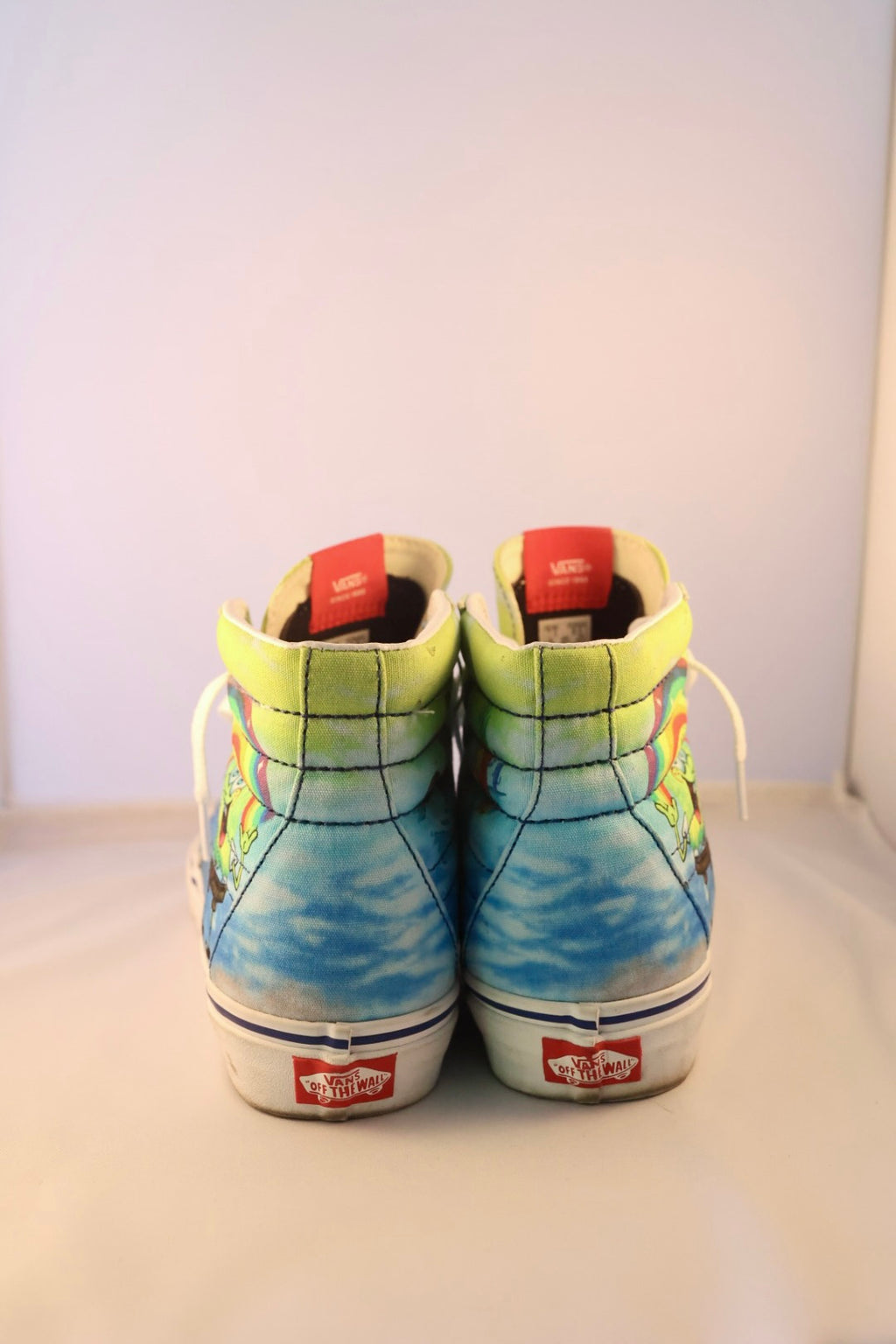 Vans x SpongeBob SquarePants Sk8-Hi 38 DX "Imaginaaation" Rainbow Sneakers - Size M 7 / W 8.5
