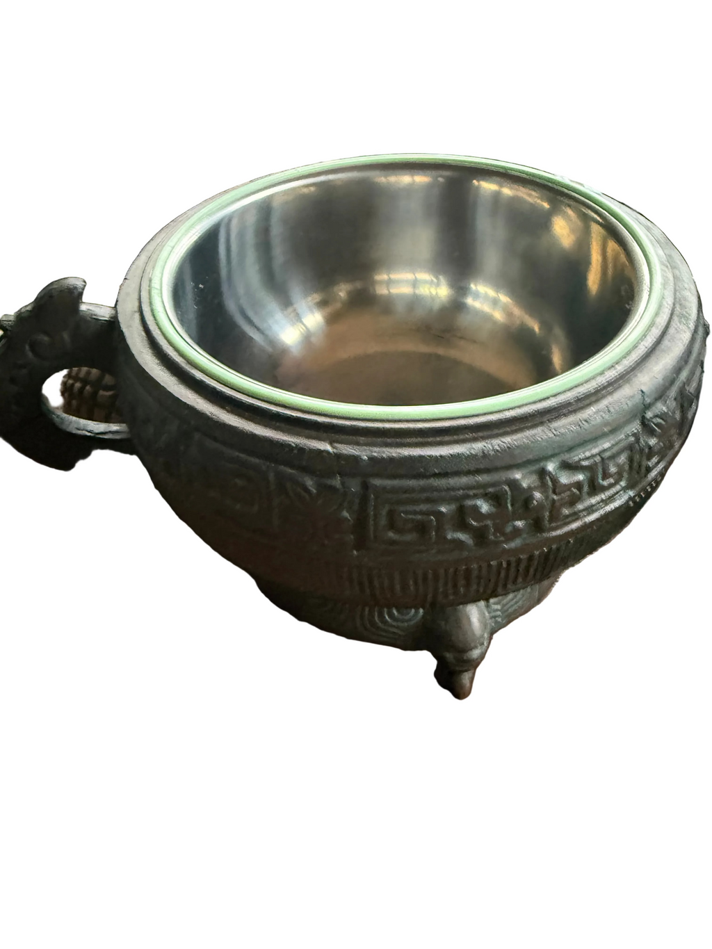 Vintage Mid-Century James Mont Style Chinese Archaic Censer Ice Bucket