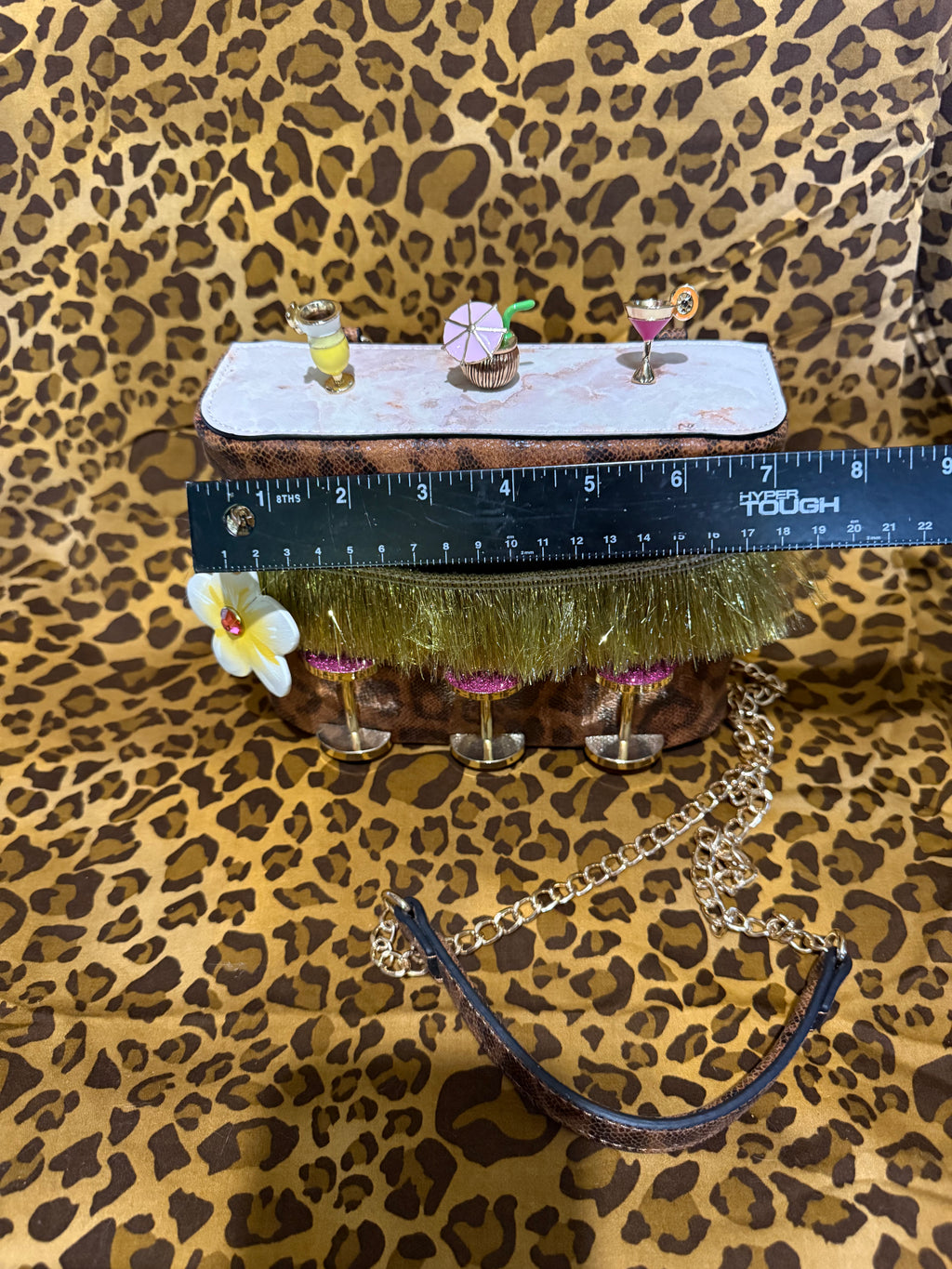 Betsey Johnson Sip Sip Hooray Tiki Bar Novelty Crossbody Handbag – Rare