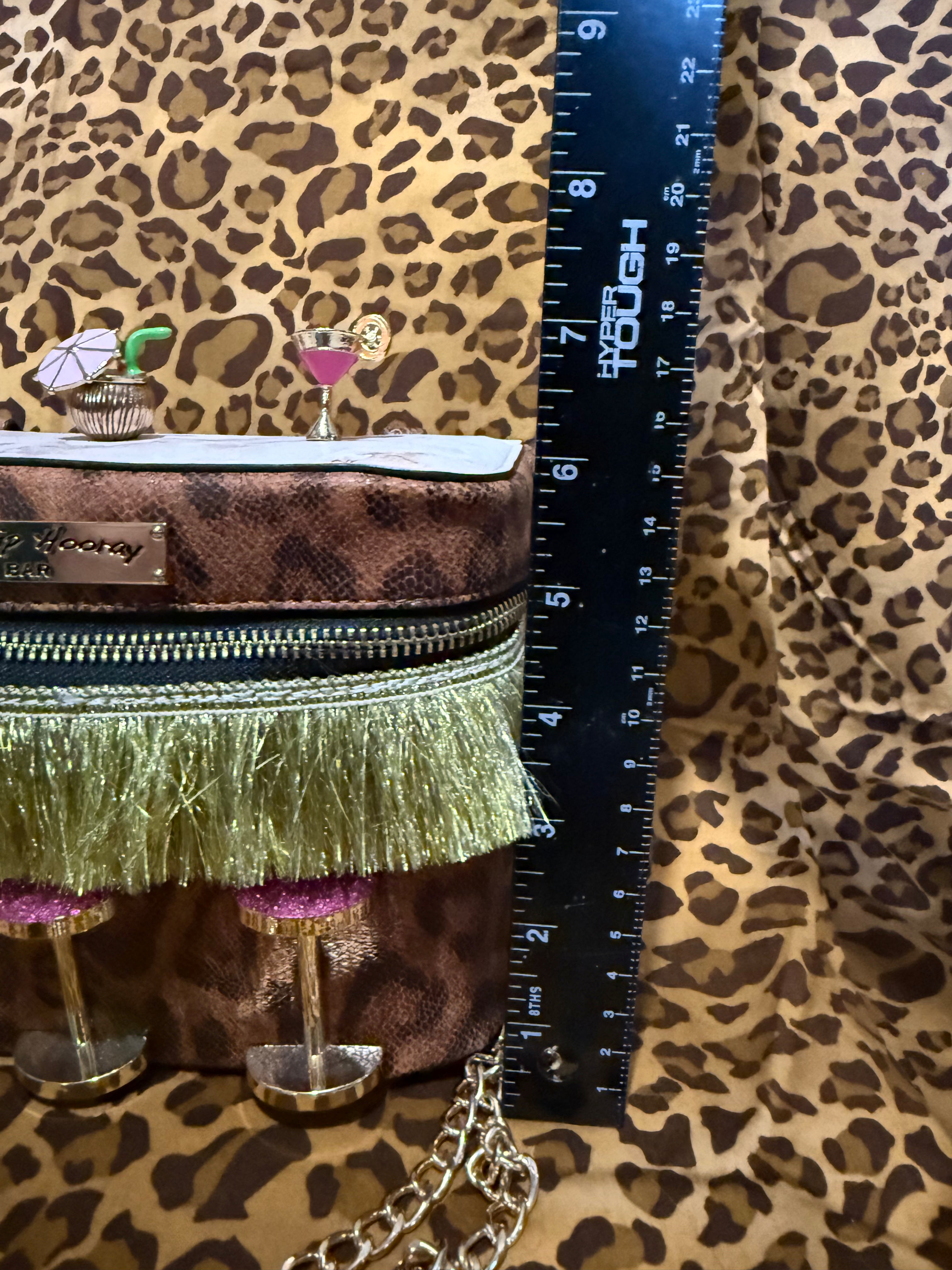 Betsey Johnson Sip Sip Hooray Tiki Bar Novelty Crossbody Handbag – Rare
